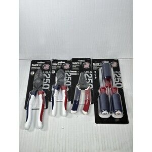 Klein Tools LIMITED EDITION USA 250th Anniversary Full 4 Pc Set NEW
